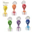 Bomboniere Linea Diciotto 2027 Clip colorate con palloncino e pacco regalo 18° Compleanno