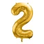 Palloncini Numeri Oro o Argento in Latex