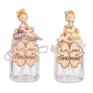 Bomboniere Comunione Femmina 2026 Barattolino con Ballerina Offerta