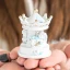 Bomboniere Battesimo e Nascita Bimbo 2027 Statuetta Carosello Giostra cavallini celeste