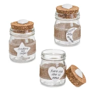 ⚡ OFFERTISSIMA Bomboniere Barattolini vetro shabby grande