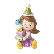 Bomboniere Battesimo e compleanno Bimba calamita bambina con torta