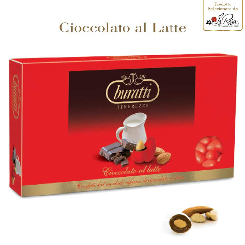 Confetti Buratti - Tenerezze Cioccolato al Latte Rossi