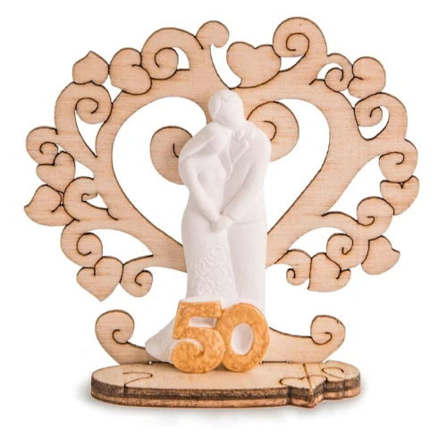 Segnaposto 50 Anni Matrimonio Nozze Oro Idea Originale