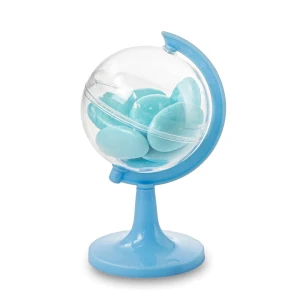 Ultimi 11 PEZZI Scatoline a forma di Mappamondo Celeste in Plexiglass Portaconfetti