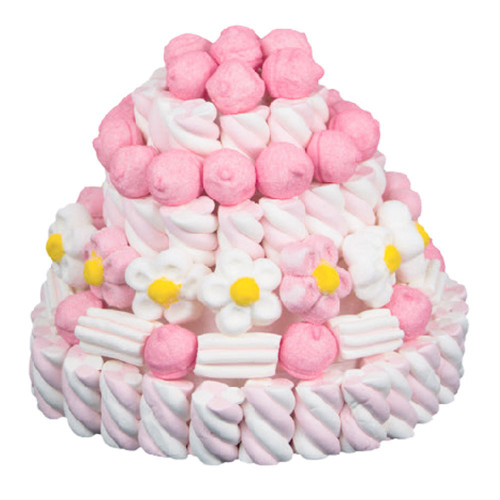 Torta di Marshmallow Rosa per bimba