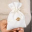 Sacchetti Portaconfetti con applicazione fedi o angelo con strass