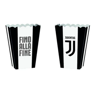 4 contenitori per festa tema Juventus