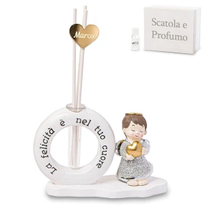 Bomboniere 2026 Linea Coeur Profumatore con angelo e frase OFFERTISSIMA