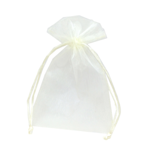 sacchetto organza panna 10x15