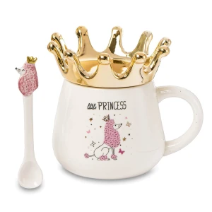 Bomboniere Tazze Mug Grande Barboncino con corona OFFERTISSIMA