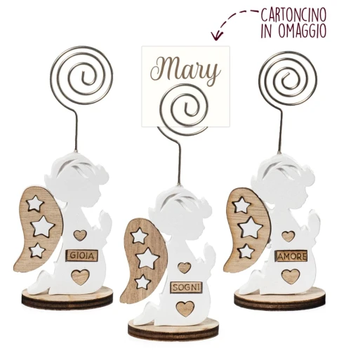 Bomboniere 2025 Linea Decorus Angelo Clip Segnaposto