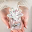 Bomboniera Profumatore Iris 50° Anniversario Nozze d\'Oro con Tappo Swarovski - Alta Qualità