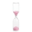 Bomboniere o Segnaposto 2027 Clessidra mini in vetro con sabbia rosa