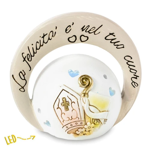 bomboniera Icona Led con simbolo Santa Cresima