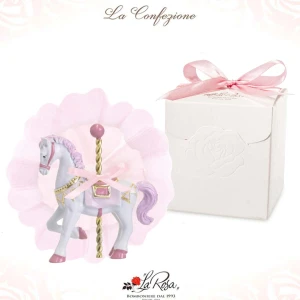 Bomboniera battesimo bimba cavallino media