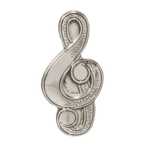 placche in lamina di argento Chiave di Violino