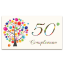 Bigliettini Bomboniere Compleanno 1, 18, 30, 40, 50, 60, 70, 80, 90, 100 anni