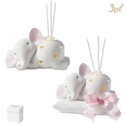 Bomboniere Profumatore a Led Elefantino Rosa