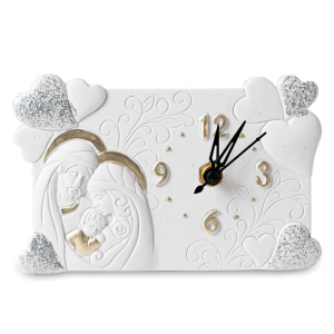 Idee Bomboniere Originali Orologio con Sacra Faminglia