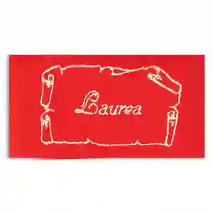 Bigliettini Bomboniere Laurea Rosso