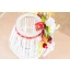 Idea Regalo Natale - Idea regalo Lanterna shabby con decorazione Rosso