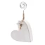 bomboniere shabby chic cuore con clip