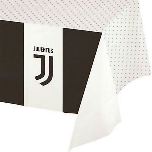 tovaglia plastica 120x180 cm per festa tema Juventus