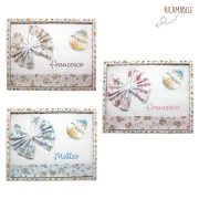Coordinato Culla 3pz ricamabile con orsetti