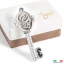 Bomboniere Nozze Argento Chiave numero 25 in marmo