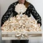 Mega Torta di Bomboniere per Comunione Femmina con 27 cuscini ballerine beige