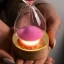 Bomboniere 2025 Santo Battesimo Femmina Clessidra con base LED personalizzabile