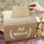Scatola per biglietti e Buste matrimonio rustica Just Married