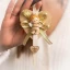 Idea Regalo Natale - Addobbo Ciondolo con cuore in legno e calamita angelo