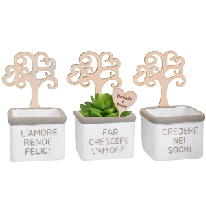Bomboniera Vaso Porta Piantina Grande