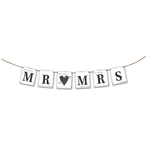 scritta "mr and mrs" idea originale matrimonio